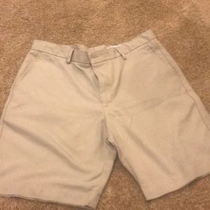 Flat front shorts